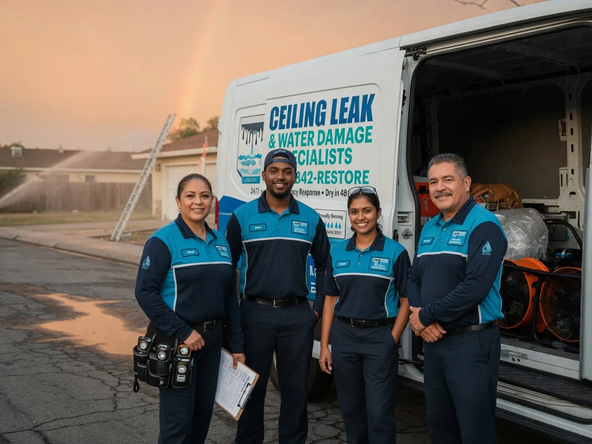 Ceiling Leak Cleanup company in Revere, MN