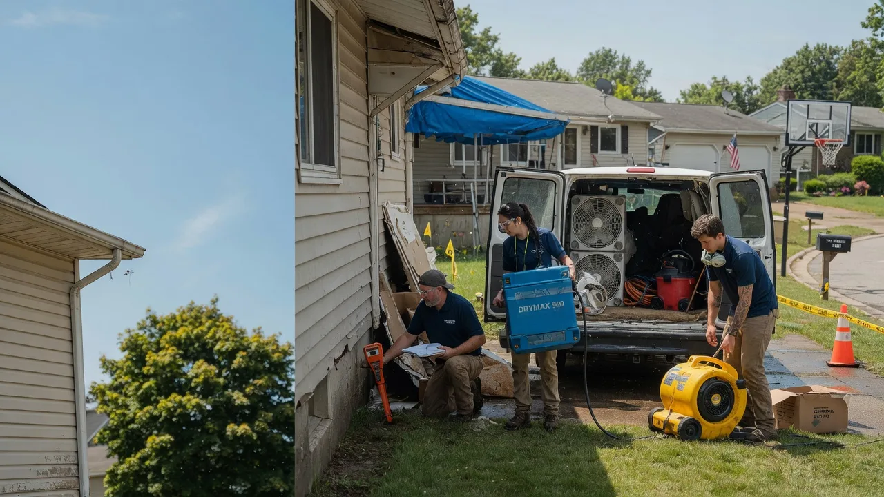 Ceiling Leak Cleanup in Revere, MN near me